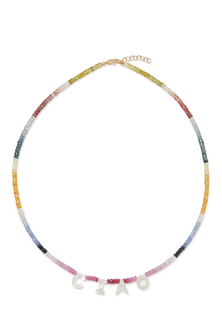 Ciao Multi-color Sapphire Necklace